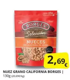 Oferta de Borges - Nuez Grano California por 2,69€ en Supermercados MAS