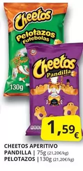 Oferta de Cheetos -  Aperitivo Pandilla por 1,59€ en Supermercados MAS