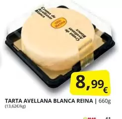 Oferta de Reina - Tarta Avellana Blanca Reina por 8,99€ en Supermercados MAS