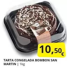 Oferta de San - Tarta Congelada Bombon San Martin por 10,5€ en Supermercados MAS