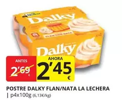 Oferta de Dalky - Postre  Flan/nata La Lechera por 2,45€ en Supermercados MAS