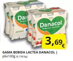 Oferta de Danacol - Gama Bebida Lactea por 3,69€ en Supermercados MAS