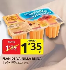 Oferta de Reina - Flan De Vainilla por 1,35€ en Supermercados MAS
