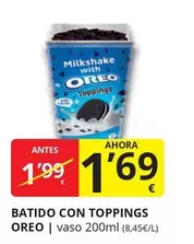 Oferta de Oreo - Batido Con Toppings por 1,69€ en Supermercados MAS