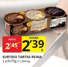 Oferta de Reina - Surtido Tartas por 2,39€ en Supermercados MAS