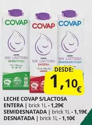 Oferta de Covap - Leche  S/lactosa por 1,1€ en Supermercados MAS