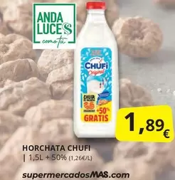 Oferta de Chufi - Horchata por 1,89€ en Supermercados MAS