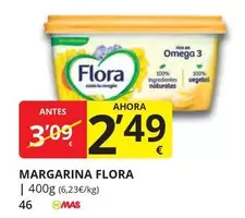 Oferta de Flora - Margarina por 2,49€ en Supermercados MAS