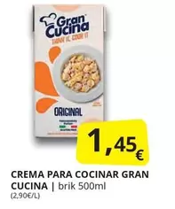 Oferta de Crema Para Cocinar por 1,45€ en Supermercados MAS