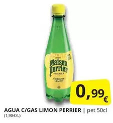 Oferta de France - Agua C/gas Limon por 0,99€ en Supermercados MAS