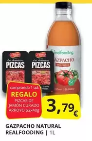 Oferta de Realfooding - Gazpacho Natural por 3,79€ en Supermercados MAS