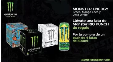 Oferta de Monster - Energy en Supermercados MAS