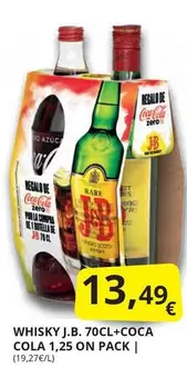 Oferta de Coca-Cola - Whisky por 13,49€ en Supermercados MAS