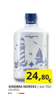 Oferta de Nordes - Ginebra por 24,8€ en Supermercados MAS