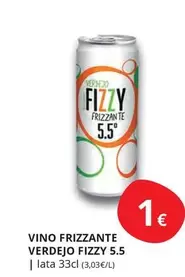 Oferta de Fizzy - Vino Frizzante Verdejo por 1€ en Supermercados MAS
