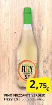 Oferta de Fizzy - Vino Frizzante por 2,75€ en Supermercados MAS