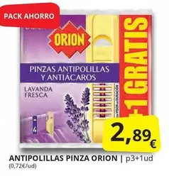Oferta de Orion - Antipolillas por 2,89€ en Supermercados MAS