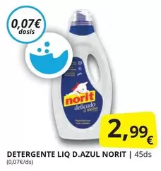 Oferta de Norit - Detergente Liq por 2,99€ en Supermercados MAS
