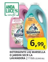 Oferta de Anda - Detergente Liq Marsella O Jardin Secr por 6,99€ en Supermercados MAS