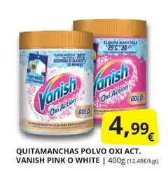 Oferta de Blanco - Quitamanchas Polvo Oxi Act. por 4,99€ en Supermercados MAS