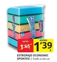 Oferta de Spontex - Estropajo Economic por 1,39€ en Supermercados MAS