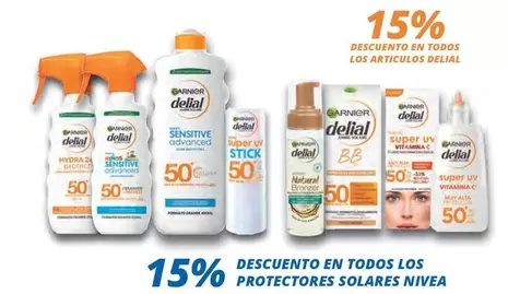 Oferta de Delial - Descuento En Todos Los Protectores Solares Nivea en Supermercados MAS