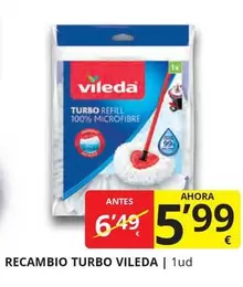 Oferta de Vileda - Recambio Turbo por 5,99€ en Supermercados MAS