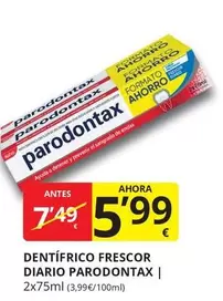 Oferta de Parodontax - Dentífrico Frescor Diario por 5,99€ en Supermercados MAS