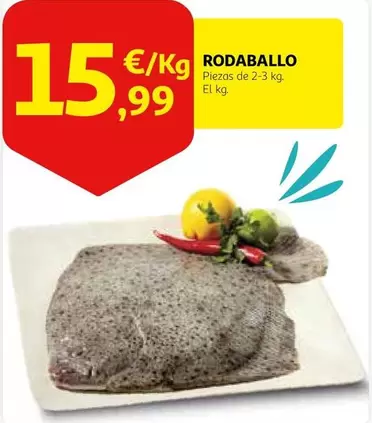 Oferta de Rodaballo por 15,99€ en Alcampo