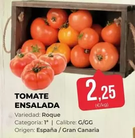 Oferta de Origen - Tomate Ensalada por 2,25€ en SPAR Gran Canaria