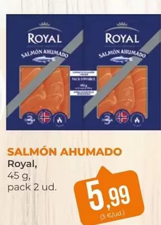 Oferta de Royal - Salmon Ahumado por 5,99€ en SPAR Gran Canaria