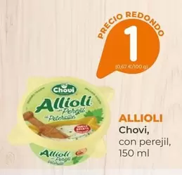Oferta de Chovi - Allioli por 1€ en SPAR Gran Canaria