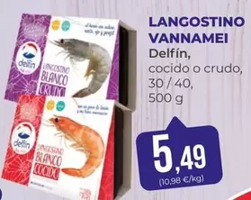 Oferta de Delfín - Langostino Vannamei por 5,49€ en SPAR Gran Canaria
