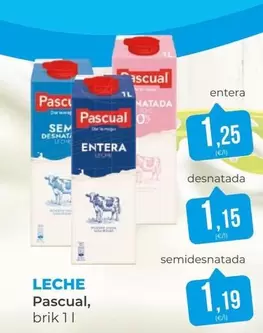 Oferta de Pascual - Leche por 1,25€ en SPAR Gran Canaria