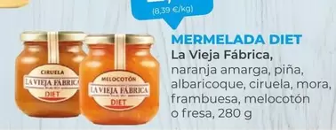 Oferta de La Vieja Fábrica - Mermelada Diet por 3,59€ en SPAR Gran Canaria