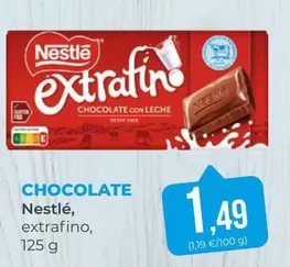 Oferta de Nestlé - Chocolate Extrafino por 1,49€ en SPAR Gran Canaria