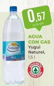 Oferta de Spar - Agua Con Gas por 0,57€ en SPAR Gran Canaria