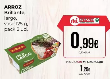 Oferta de Brillante - Arroz por 0,99€ en SPAR Gran Canaria