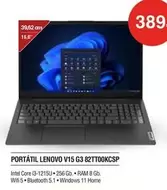 Oferta de Lenovo - Portatil V15 G3 82TTOOKCSP por 389€ en Milar