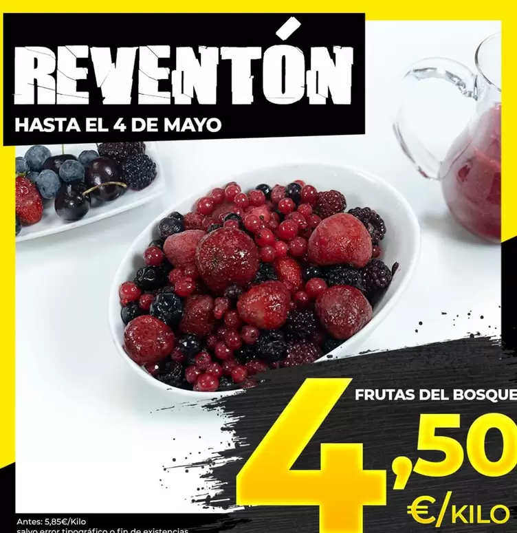 Oferta de Frutas Del Bosque por 4,5€ en 5 Océanos