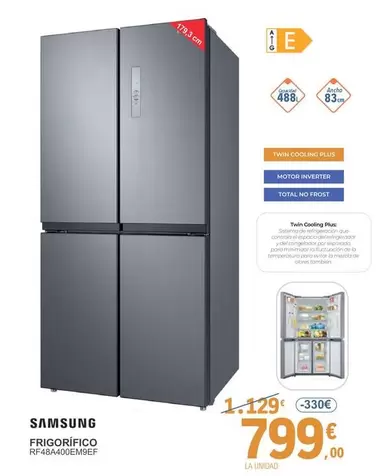 Oferta de Samsung - Frigorifico RF48A400EM9EF  por 799€ en E.Leclerc