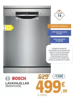 Oferta de Bosch - Lavavajillas SMS4HV103E  por 499€ en E.Leclerc