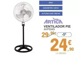 Oferta de Artica -  Ventilador Pie AVP5545  por 24,9€ en E.Leclerc