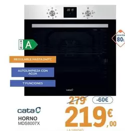 Oferta de Cata - Horno MDS8007X  por 219€ en E.Leclerc