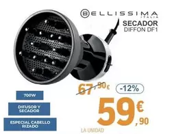 Oferta de Bellissima - Secador Diffon DF1 por 59,9€ en E.Leclerc