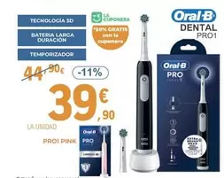 Oferta de Oral B - Dental PRO1 por 39,9€ en E.Leclerc