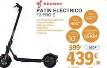 Oferta de Segway - Patin Eléctrico F2 Pro E por 439€ en E.Leclerc