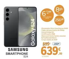 Oferta de Samsung - Smartphone S24 por 639€ en E.Leclerc