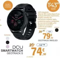 Oferta de Dcu - Smartwatch Geotrack S por 74,9€ en E.Leclerc