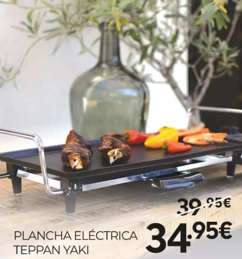 Oferta de Plancha Eléctrica por 34,95€ en Culinarium
